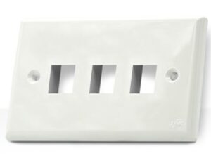 Link US-2313 SHINY FACE PLATE 3 PORT