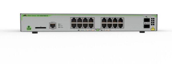3598.jpg Allied Telesis AT-GS970M/18-30 16-port 10/100/1000T managed switch with 2 SFP ports