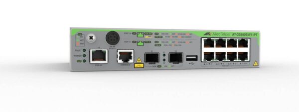 3635.jpg Allied Telesis AT-GS980EM/11PT-40 8 x 10/100/1000T PoE+ ports, 1 x 10/100/1000 PoE-in port, and 2 x 100/1000X SFP uplinks
