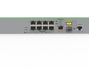 Allied Telesis AT-FS980M/9-50 8-port 10/100TX switch with 1 combo (10/100/1000T or 100/1000X SFP) uplink port