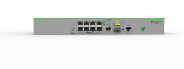 3654.jpg Allied Telesis AT-FS980M/9-50 8-port 10/100TX switch with 1 combo (10/100/1000T or 100/1000X SFP) uplink port
