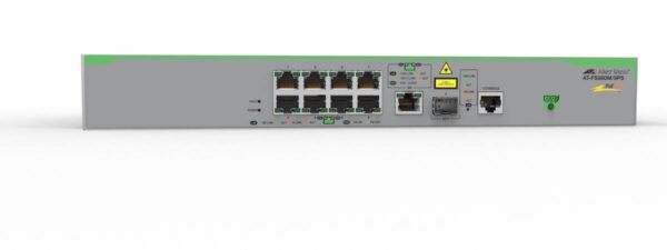 3657.jpg Allied Telesis AT-FS980M/9PS-30 8-port 10/100TX PoE+ switch with 1 combo (10/100/1000T or 100/1000X SFP) uplink port
