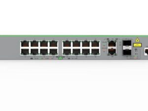 3663.jpg Allied Telesis AT-FS980M/18-40 16-port 10/100TX switch with 2 combo (10/100/1000T or 100/1000X SFP) uplink ports