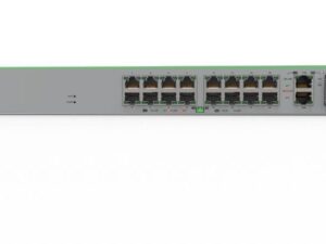 3666.jpg Allied Telesis AT-FS980M/18PS-10 16-port 10/100TX PoE+ switch with 2 combo (10/100/1000T or 100/1000X SFP) uplink ports