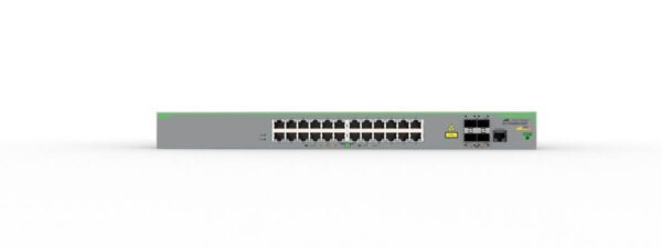 Allied Telesis AT-FS980M/28DP-50 24 x 10/100 PoE+ ports, 4 x SFP uplink/stacking ports and dual fixed PSUs