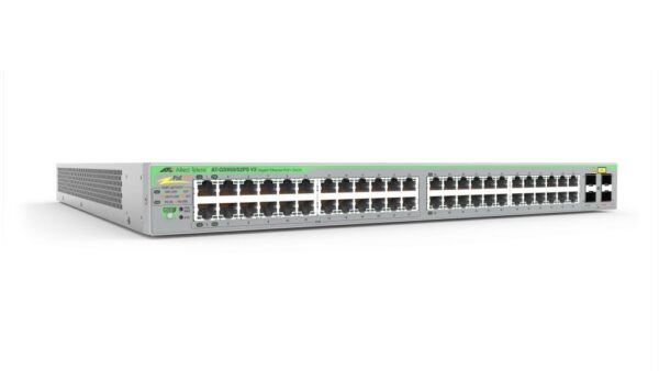 Allied Telesis AT-GS950/52PS V2-30 48-port 10/100/1000T PoE (24 PoE Enabled) WebSmart switch with 4 SFP ports