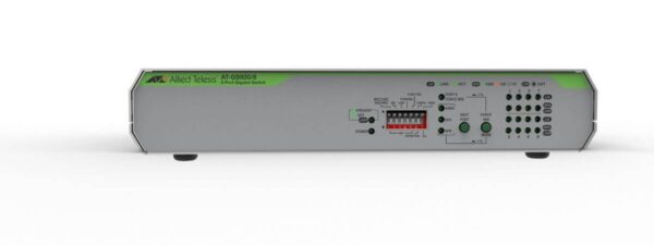 Allied Telesis AT-GS920/8-40 Unmanaged switch with 8 x 10/100/1000T ports, internal PSU and DIP switches