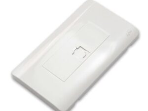 Link US-2331 SHINY EXCLUSIVE FACE PLATE 1 PORT w/Shutter