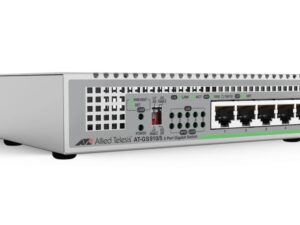 3805.jpg Allied Telesis AT-GS910/5-50 5-port 10/100/1000T unmanaged switch with internal PSU