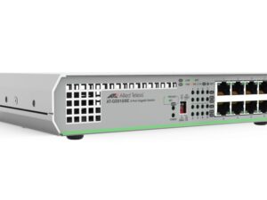 Allied Telesis AT-GS910/8E-30 8-port 10/100/1000T unmanaged switch with external PSU (AC adaptor)