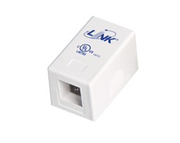 Link US-2401 Surface White Mount Box 1 Port