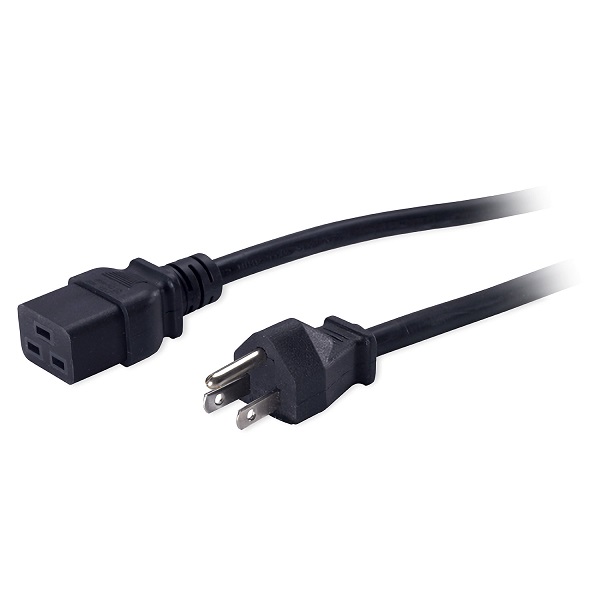 APC AP9872 Power Cord, C19 to 5-15P, 2.5m