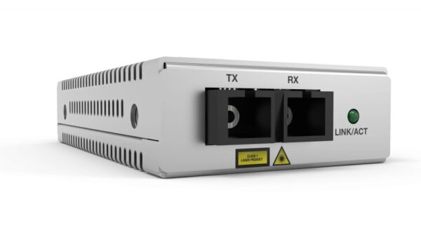 Allied Telesis AT-UMC2000/SC-901 USB (-A or -C) to 1000SX/SC Gigabit multi-mode mini media converter, TAA Compliant