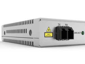 Allied Telesis AT-UMC2000/LC-901 USB (-A or -C) to 1000SX/LC Gigabit multi-mode mini media converter, TAA Compliant