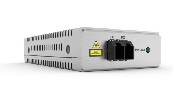 Allied Telesis AT-UMC2000/LC-901 USB (-A or -C) to 1000SX/LC Gigabit multi-mode mini media converter, TAA Compliant