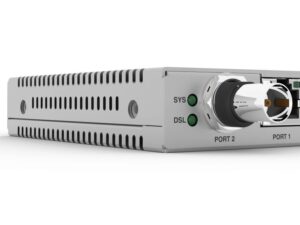 4131.jpg Allied Telesis AT-MMC6006-60 10/100/1000T over VDSL2 (BNC) Mini Media and Rate Converters, Multi Country Power Adapter