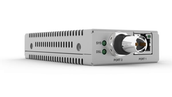 Allied Telesis AT-MMC6006-60 10/100/1000T over VDSL2 (BNC) Mini Media and Rate Converters, Multi Country Power Adapter