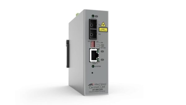 Allied Telesis AT-IMC200T/SC-980 10/100/1000T to 100FX (SC), 2 km, MMF, industrial temperature, TAA compliant