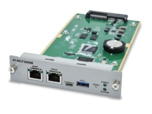 Allied Telesis AT-MCF3000M Monitor Media Converter status and configure the MCF3000 Series