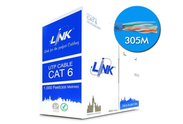 Link US-9126LSZH CAT 6 UTP STRANDED (600 MHz) Patch Cord, 24 AWG, LSZH