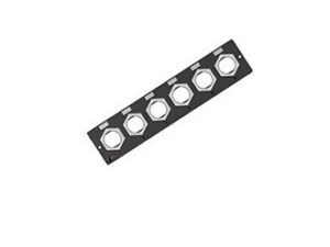 Link US-7086 6 PORT INDUSTRIAL JACK INSERT PANEL w/ Support Box