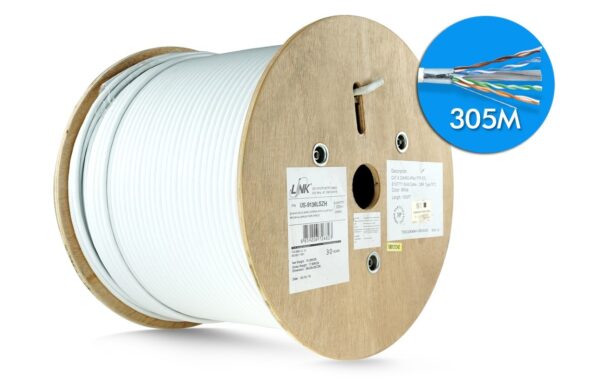 Link US-9136LSZH CAT 6 F/UTP ULTRA SHIELD w/Cross Filler, 23 AWG, LSZH