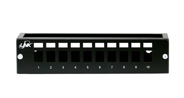 Link US-2510A 10 Port MINI PANEL Insert w/Support Box