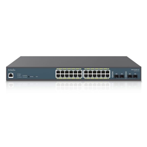 4428.jpg EnGenius EWS7928P-FIT 24-Port Gigabit 240W PoE+ Switch with 4 SFP Ports