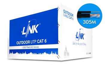 45.jpg Link US-9106MD CAT 6 UTP, PE OUTDOOR, 23 AWG, w/Drop Wire (Double Jacket)