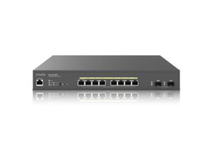 EnGenius ECS2510FP Cloud Managed 8-Port 240W PoE+ Multi-Gigabit 2.5 Gb Switch with 2 x SFP+ Uplink Ports