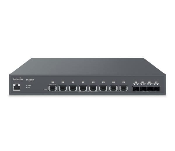 EnGenius ECS5512 Cloud Managed 8-Port 10 Gigabit Switch with 4 x SFP+ Ports