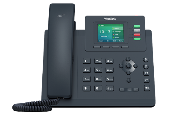 4592.png Yealink SIP-T33G-NAD Entry-level IP Phone with 4 Lines & Color LCD (without PSU)