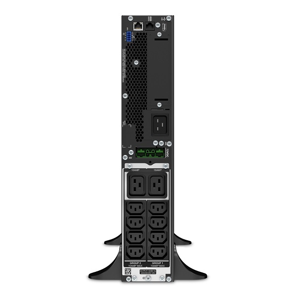 APC SRT2200XLI Smart-UPS On-Line, 2200VA, Tower, 230V, 8x C13+2x C19 IEC outlets, SmartSlot, Extended runtime, W/O rail kit