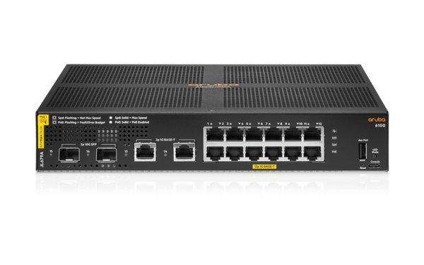 4739.png HPE JL679A Aruba CX 6100 12G CL4 2SFP+ POE Switch