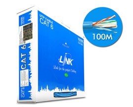 Link US-9106A-1 CAT 6 UTP (250 MHz) w/Cross Filler, 24 AWG, CM , UL
