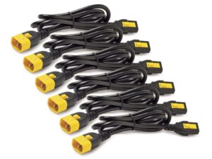 APC AP8706S-WW Power Cord Kit (6 ea), Locking, C13 to C14, 1.8m