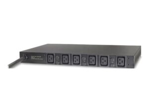 APC AP7526 Rack PDU, Basic, 1U, 22kW, 400V, (6) C19