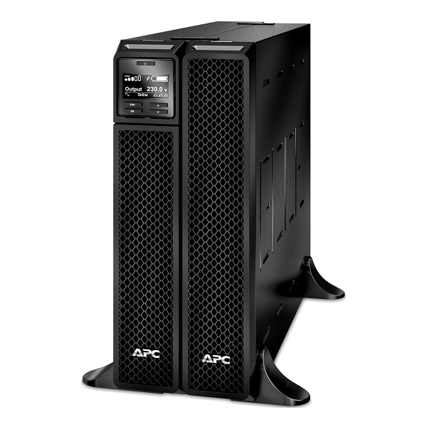 SRT3000XLI APC SRT3000XLI Smart-UPS On-Line, 3kVA, Tower, 230V, 8x C13+2x C19 IEC outlets, SmartSlot, Extended runtime, W/O rail kit