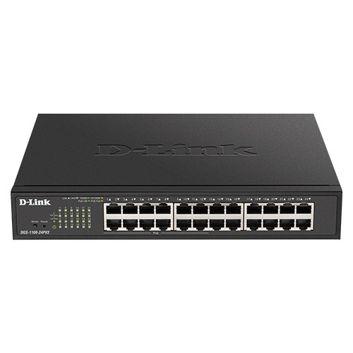 D-Link DGS-1100-24PV2 24-Port Gigabit PoE Smart Managed Switch