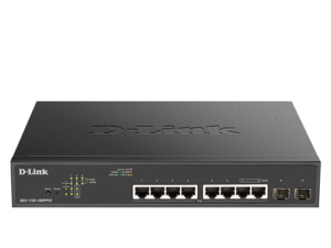 D-Link DGS-1100-10MPPV2 10-port Gigabit Smart Managed PoE++ (242W) Switch with 2-port Gigabit Uplinks