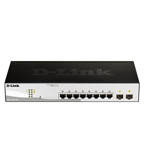5063.jpg D-Link DGS-1210-10 10-port Gigabit Smart Managed Switch with 2-port Gigabit Uplinks
