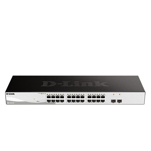 5069.jpg D-Link DGS-1210-26 26-port Gigabit Smart Managed Switch with 2-port Gigabit Uplinks