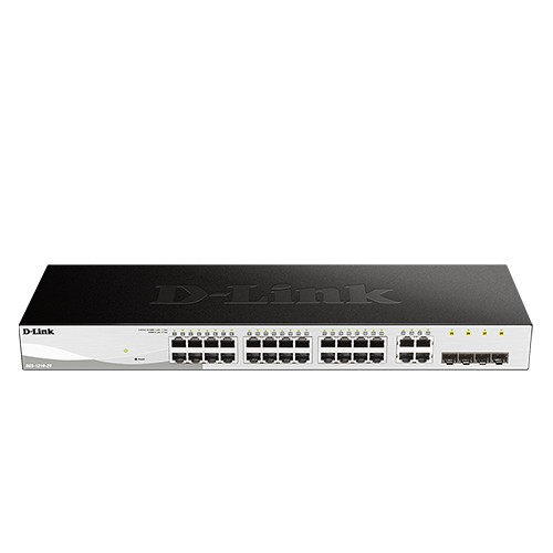 5072.jpg D-Link DGS-1210-28 28-port Gigabit Smart Managed Switch with 4-port Gigabit Combo Uplinks