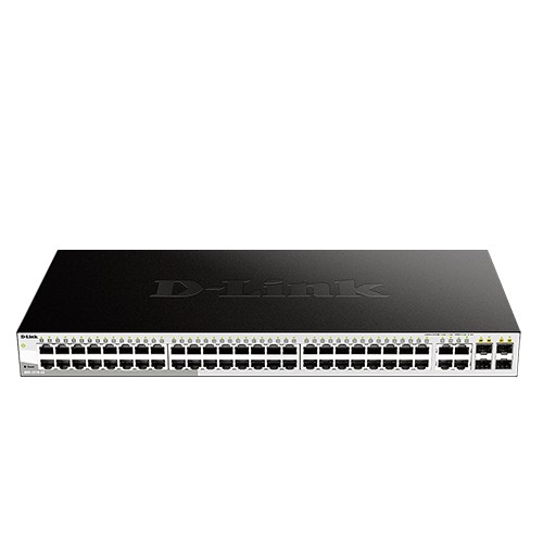 5075.jpg D-Link DGS-1210-52 52-port Gigabit Smart Managed Switch with 4-port Gigabit Combo Uplinks