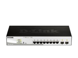 D-Link DGS-1210-10P 10-port Gigabit Smart Managed PoE (65W) Switch with 2-port Gigabit Uplinks