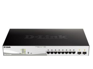D-Link DGS-1210-10MP 10-port Gigabit Smart Managed PoE (130W) Switch with 2-port Gigabit Uplinks