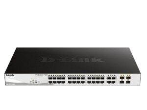 D-Link DGS-1210-28MP 28-port Gigabit Smart Managed PoE (370W) Switch with 4-port Gigabit Combo Uplinks
