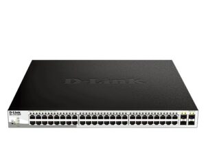D-Link DGS-1210-52MPP 52-port Gigabit Smart Managed PoE (740W) Switch with 4-port Gigabit Uplinks