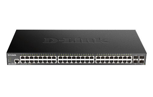 D-Link DGS-1250-52X 52-port Gigabit Smart Managed Switch with 4-port 10G Uplinks