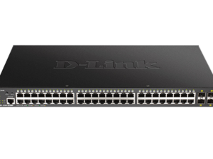D-Link DGS-1250-52XMP 52-port Gigabit Smart Managed PoE (370W) Switch with 4-port 10G Uplinks